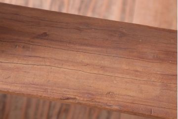 アンティーク雑貨　イギリスアンティーク　古い木のステップラダー(はしご・脚立)