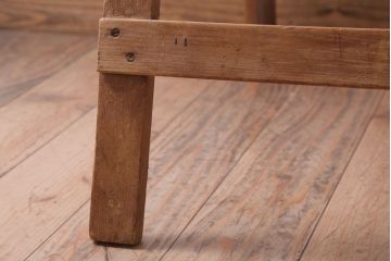 アンティーク雑貨　イギリスアンティーク　古い木のステップラダー(はしご・脚立)