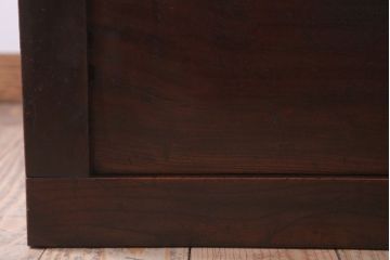 アンティーク雑貨　古民具・骨董　超希少品　特大サイズ!総欅製の特注銭箱(金庫)