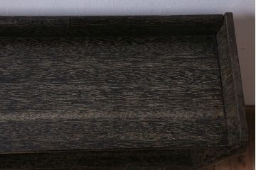 アンティーク家具　和製アンティーク　小振りでシンプルな古い木製の本棚(3)