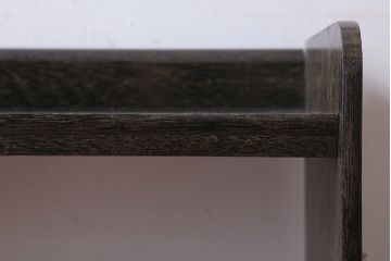 アンティーク家具　和製アンティーク　小振りでシンプルな古い木製の本棚(3)