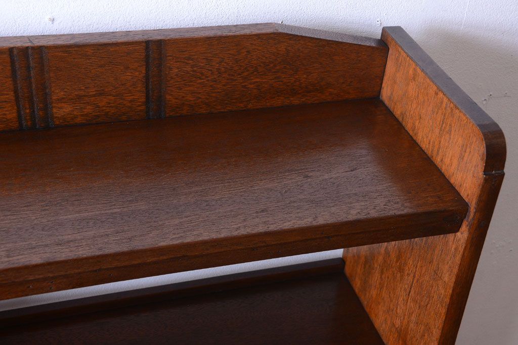 アンティーク家具　アンティーク　シンプルでシックな古い本棚(2)