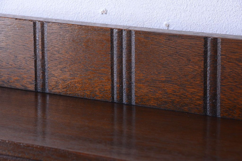 アンティーク家具　アンティーク　シンプルでシックな古い本棚(2)