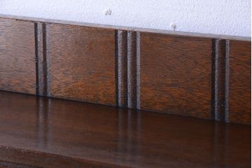 アンティーク家具　アンティーク　シンプルでシックな古い本棚(2)