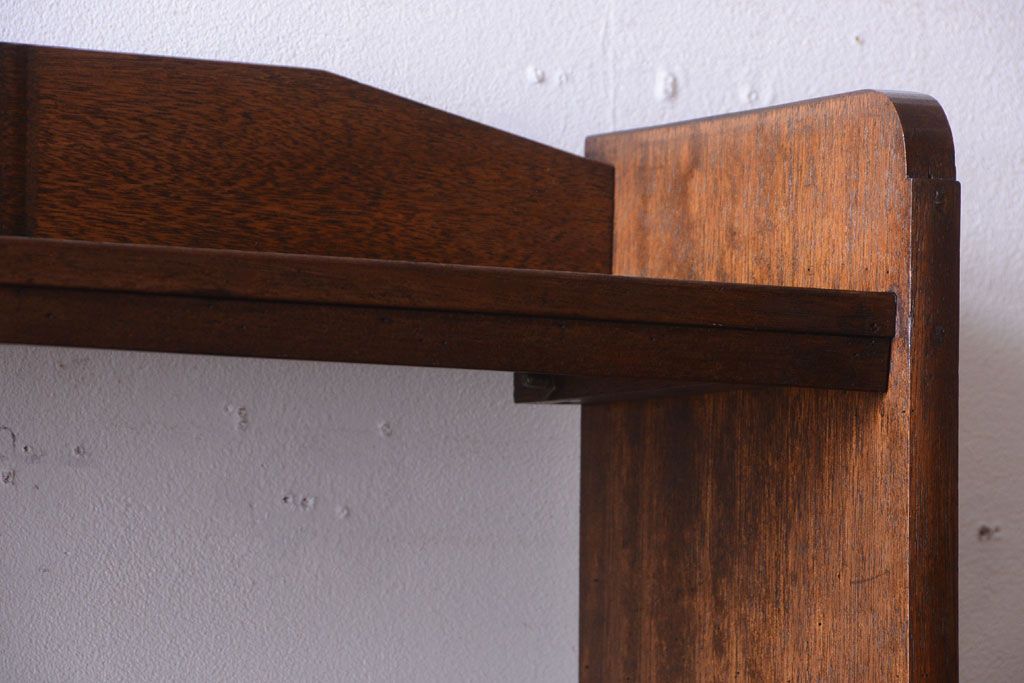 アンティーク家具　アンティーク　シンプルでシックな古い本棚(2)