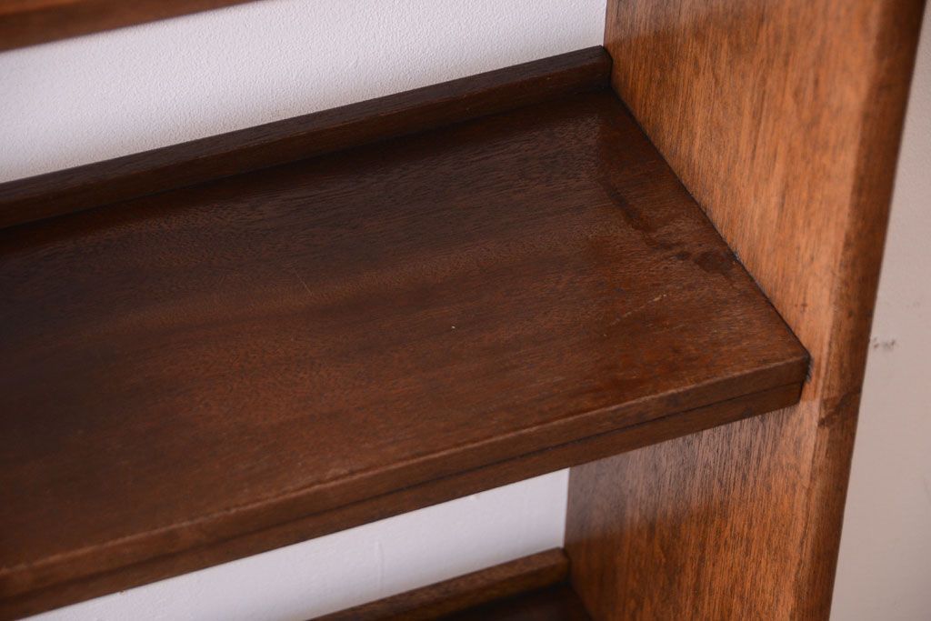 アンティーク家具　アンティーク　シンプルでシックな古い本棚(2)