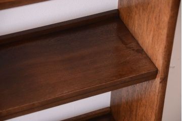 アンティーク家具　アンティーク　シンプルでシックな古い本棚(2)