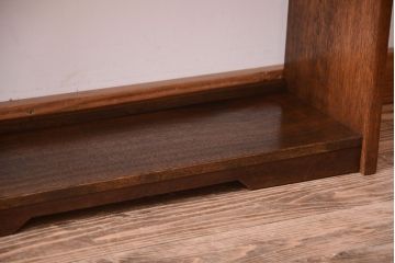 アンティーク家具　アンティーク　シンプルでシックな古い本棚(2)