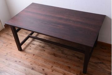アンティーク家具　アンティーク　天板オーク材!大きなダイニングテーブル(作業台)