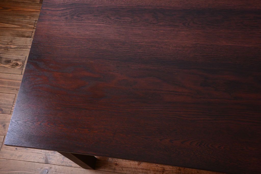 アンティーク家具　アンティーク　天板オーク材!大きなダイニングテーブル(作業台)