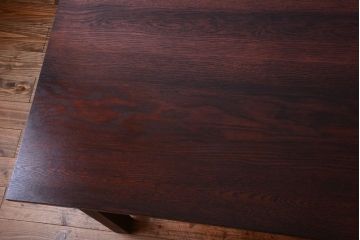 アンティーク家具　アンティーク　天板オーク材!大きなダイニングテーブル(作業台)