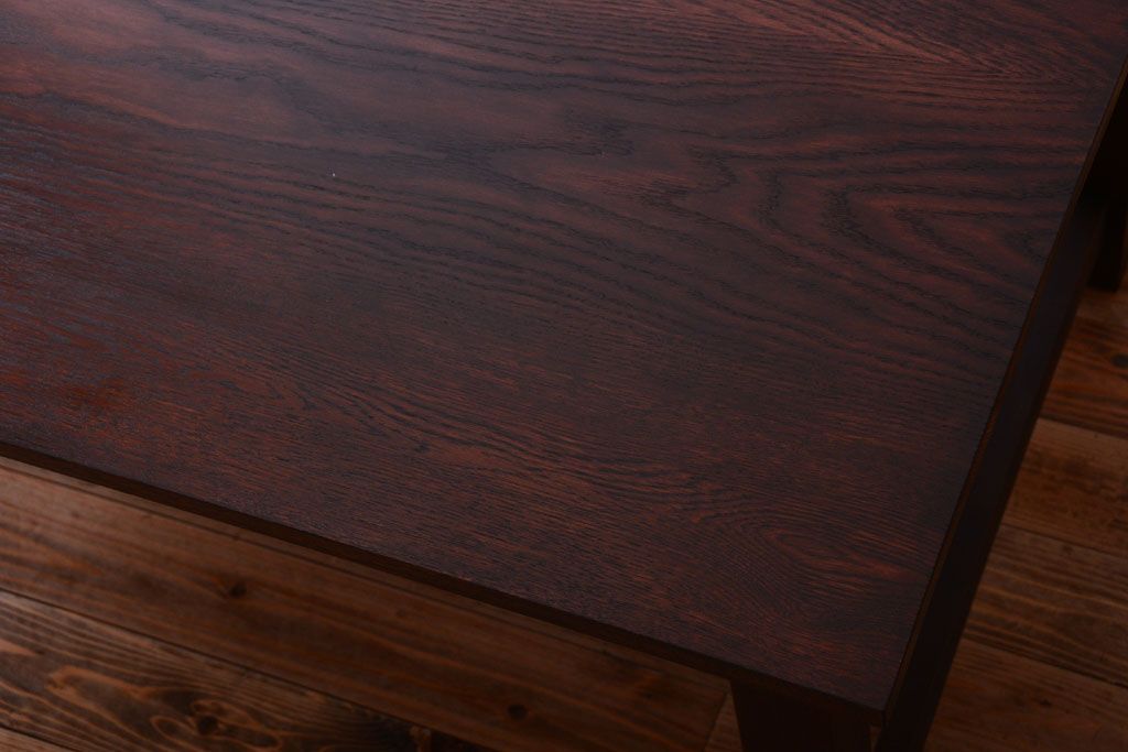 アンティーク家具　アンティーク　天板オーク材!大きなダイニングテーブル(作業台)