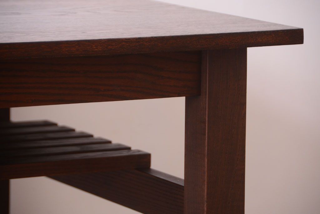 アンティーク家具　アンティーク　天板オーク材!大きなダイニングテーブル(作業台)