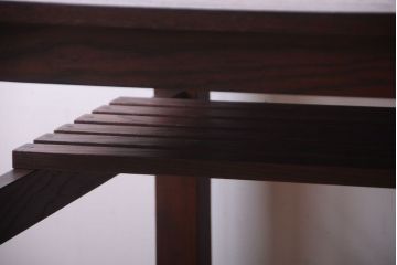 アンティーク家具　アンティーク　天板オーク材!大きなダイニングテーブル(作業台)