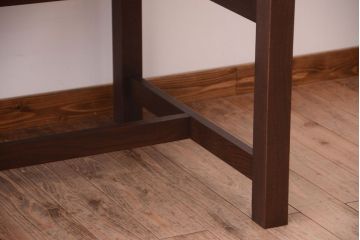 アンティーク家具　アンティーク　天板オーク材!大きなダイニングテーブル(作業台)