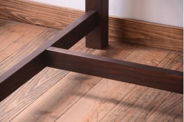 アンティーク家具　アンティーク　天板オーク材!大きなダイニングテーブル(作業台)