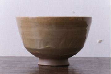 アンティーク雑貨　黒井慶雲　虫明焼　茶碗　共箱