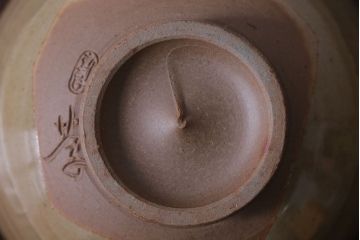 アンティーク雑貨　黒井慶雲　虫明焼　茶碗　共箱