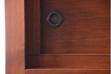 アンティーク家具　古民具・骨董　明治〜大正　岐阜県産　前面檜材!上品な二段重ね六尺水屋箪笥