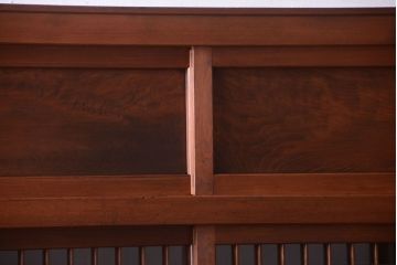 アンティーク家具　古民具・骨董　明治〜大正　岐阜県産　前面檜材!上品な二段重ね六尺水屋箪笥