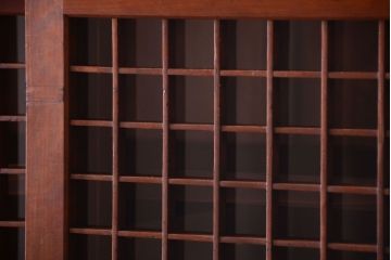 アンティーク家具　古民具・骨董　明治〜大正　岐阜県産　前面檜材!上品な二段重ね六尺水屋箪笥