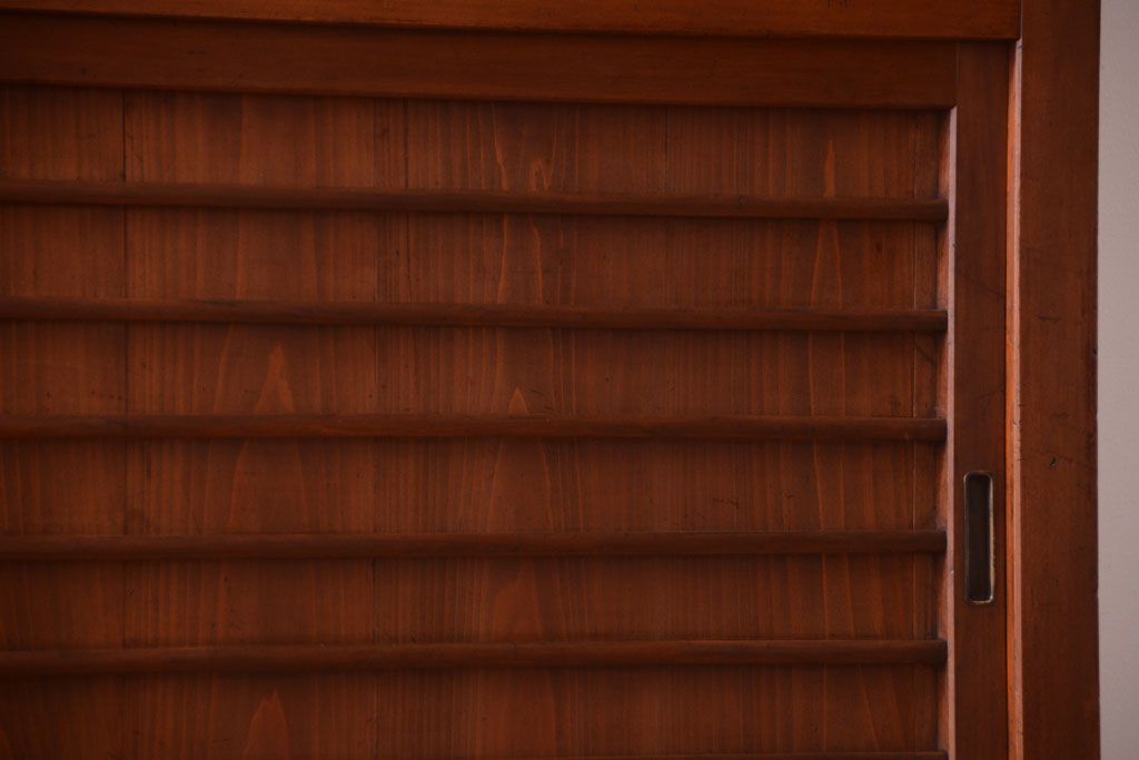 アンティーク家具　古民具・骨董　明治〜大正　岐阜県産　前面檜材!上品な二段重ね六尺水屋箪笥