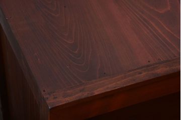 アンティーク家具　古民具・骨董　明治〜大正　岐阜県産　前面檜材!上品な二段重ね六尺水屋箪笥