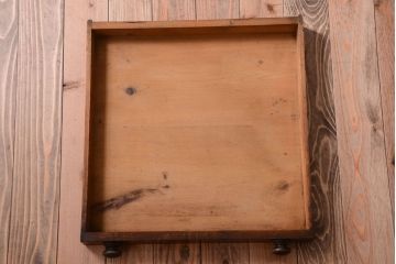 アンティーク家具　イギリスアンティーク　引き出し付き!味わい深い古いダイニングテーブル