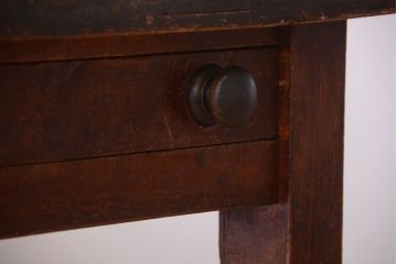 アンティーク家具　イギリスアンティーク　引き出し付き!味わい深い古いダイニングテーブル