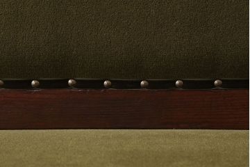 アンティーク家具　大正ロマン　極上品!古い洋館の4人掛けアンティークベンチ(長椅子・ソファ)