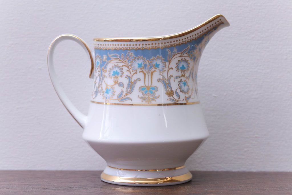 アンティーク雑貨　中古　ノリタケ(Noritake)　polonaise(ポロネーズ)　クリーマー(ミルクジャー)(洋食器)