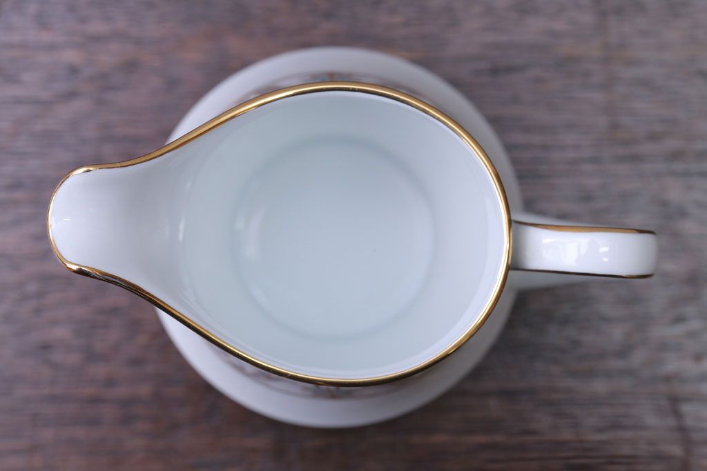 アンティーク雑貨　中古　ノリタケ(Noritake)　polonaise(ポロネーズ)　クリーマー(ミルクジャー)(洋食器)