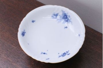 アンティーク雑貨　中古　大倉陶園　フルーツ皿(コンポート皿・盛皿)(洋食器)