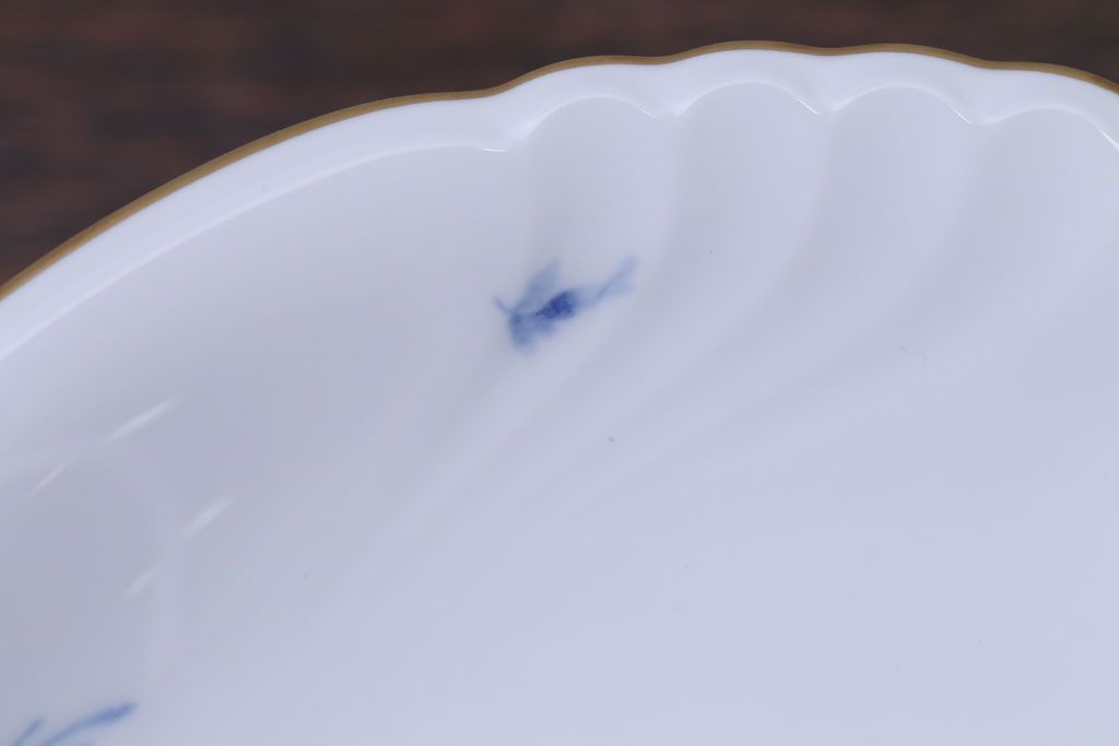 アンティーク雑貨　中古　大倉陶園　フルーツ皿(コンポート皿・盛皿)(洋食器)