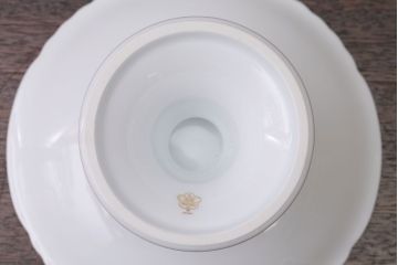 アンティーク雑貨　中古　大倉陶園　フルーツ皿(コンポート皿・盛皿)(洋食器)