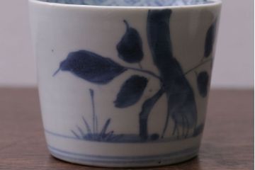 アンティーク雑貨　古民具・骨董　江戸後期　蕎麦猪口2客セット(1)