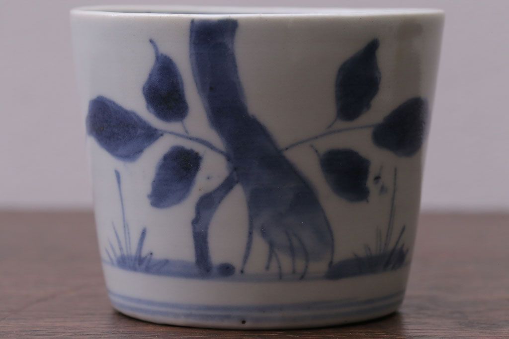 アンティーク雑貨　古民具・骨董　江戸後期　蕎麦猪口2客セット(1)