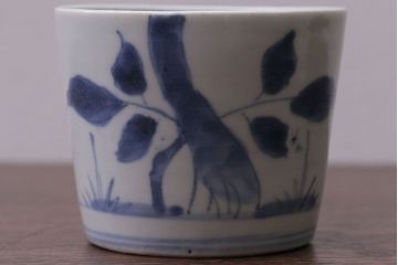 アンティーク雑貨　古民具・骨董　江戸後期　蕎麦猪口2客セット(1)