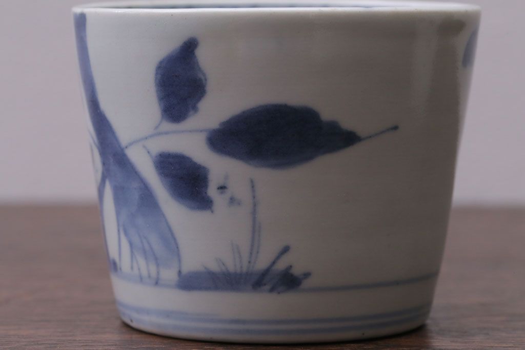 アンティーク雑貨　古民具・骨董　江戸後期　蕎麦猪口2客セット(1)