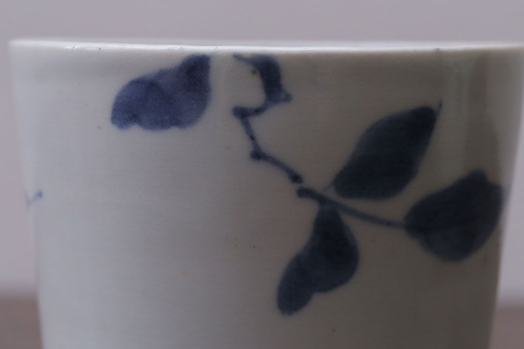 アンティーク雑貨　古民具・骨董　江戸後期　蕎麦猪口2客セット(1)