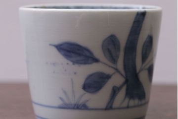 アンティーク雑貨　古民具・骨董　江戸後期　蕎麦猪口2客セット(2)