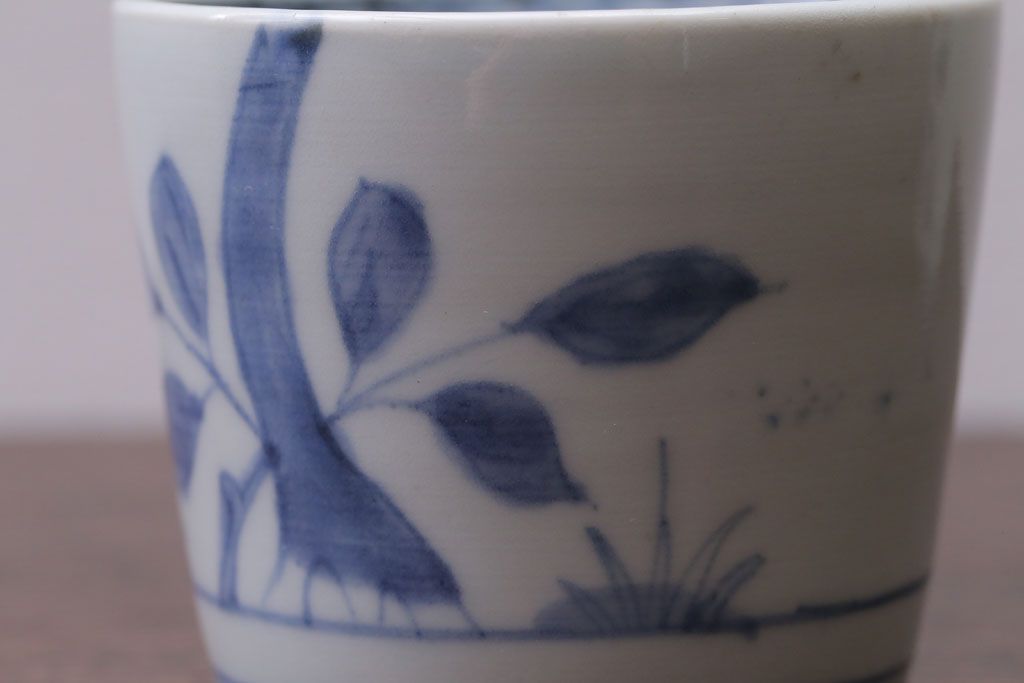 アンティーク雑貨　古民具・骨董　江戸後期　蕎麦猪口2客セット(2)