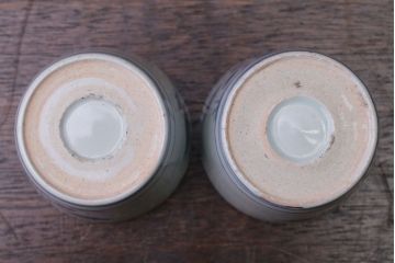 アンティーク雑貨　古民具・骨董　江戸後期　蕎麦猪口2客セット(2)