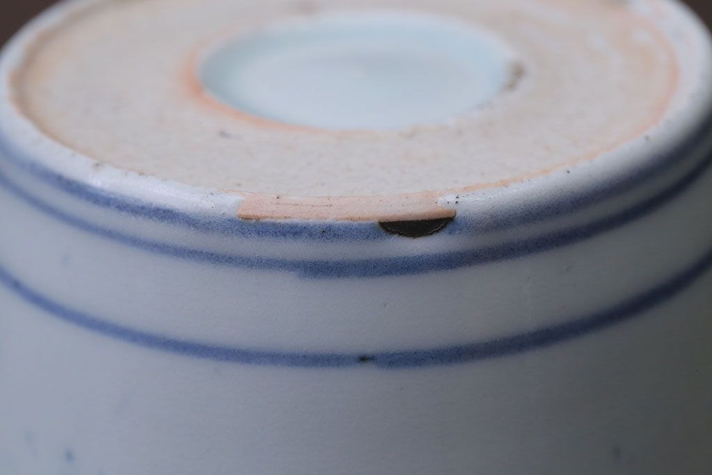 アンティーク雑貨　古民具・骨董　江戸後期　蕎麦猪口2客セット(2)