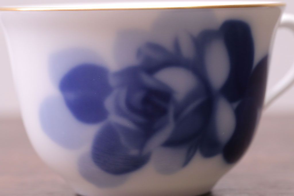 アンティーク雑貨　中古　大倉陶園　カップ&ソーサー2客セット(洋食器)