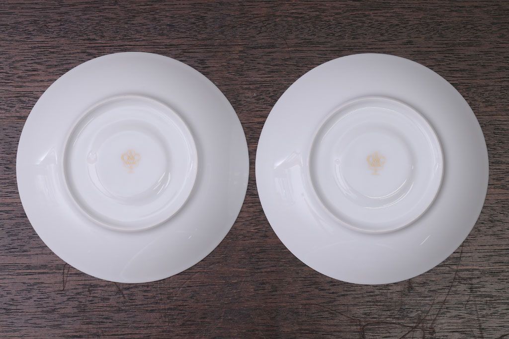 アンティーク雑貨　中古　大倉陶園　カップ&ソーサー2客セット(洋食器)