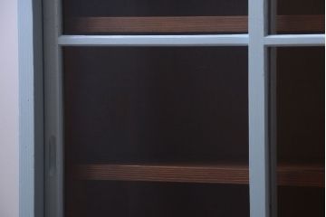 アンティーク家具　ペイント　引き出し2杯付き!アンティーク戸棚(収納棚)