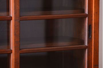 アンティーク家具　和製アンティーク　檜材製の上品な重ね食器棚