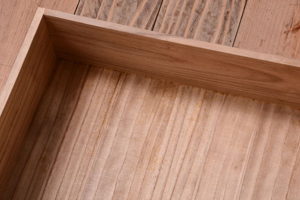 アンティーク家具　和製アンティーク　高級品!バール杢のトチ材製飾り棚