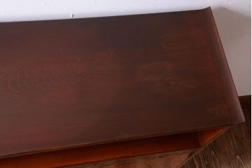 アンティーク家具　和製アンティーク　高級品!バール杢のトチ材製飾り棚